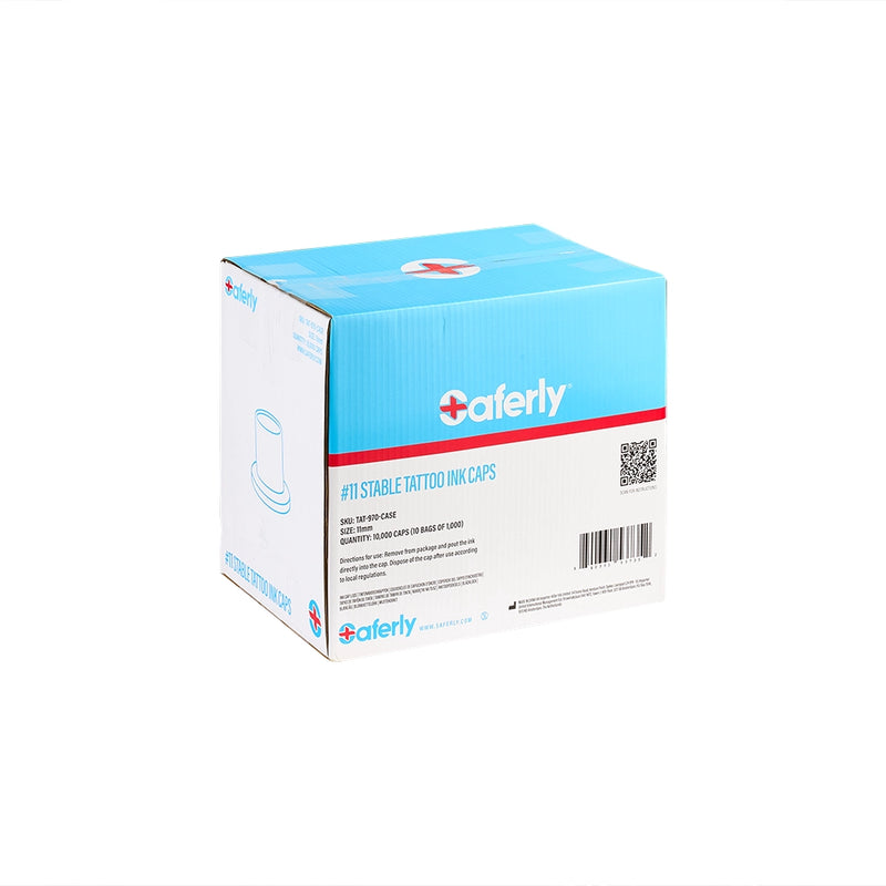 Saferly Ink Caps — Pick Size — Price Per Case - Ultimate Tattoo Supply