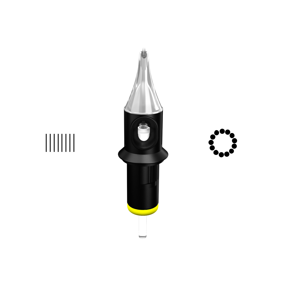 Cheyenne Safety Cartridge 20 Pack - Round Shaders - Ultimate Tattoo Supply