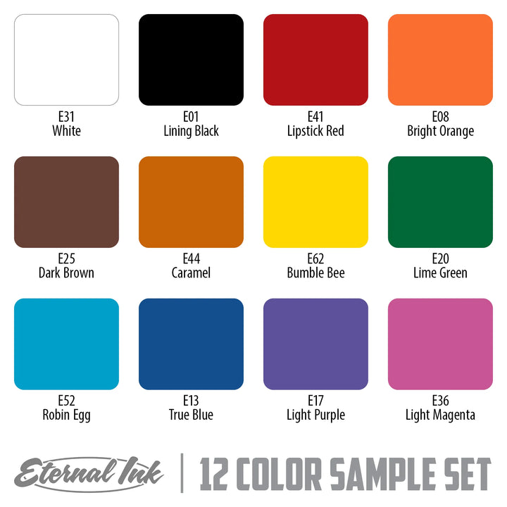 Eternal Ink - Sample Set - Ultimate Tattoo Supply