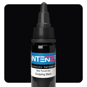 Sculpting Black — Bob Tyrrell Black & Grey Series — Intenze Tattoo Ink — 1oz Bottle - Ultimate Tattoo Supply