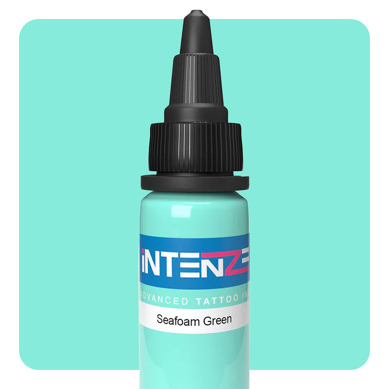 Seafoam Green — Intenze Tattoo Ink — Pick Size - Ultimate Tattoo Supply