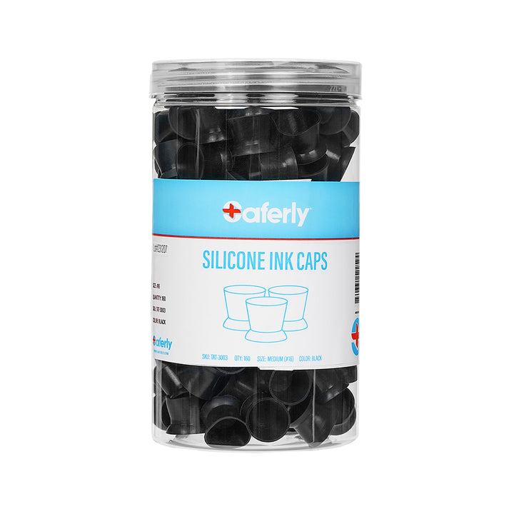 Saferly Silicone Ink Caps — Price Per Jar - Ultimate Tattoo Supply