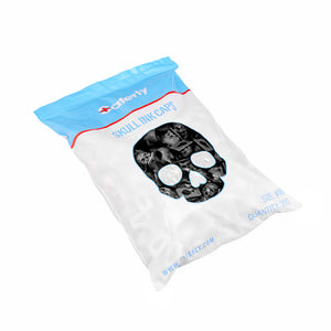 Saferly Skull Silicone Ink Caps —Size #16 (Large) — Bag of 200 — Pick Color - Ultimate Tattoo Supply