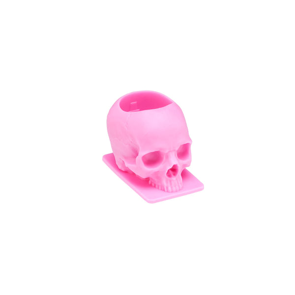Saferly Skull Silicone Ink Caps —Size #16 (Large) — Bag of 200 — Pick Color - Ultimate Tattoo Supply