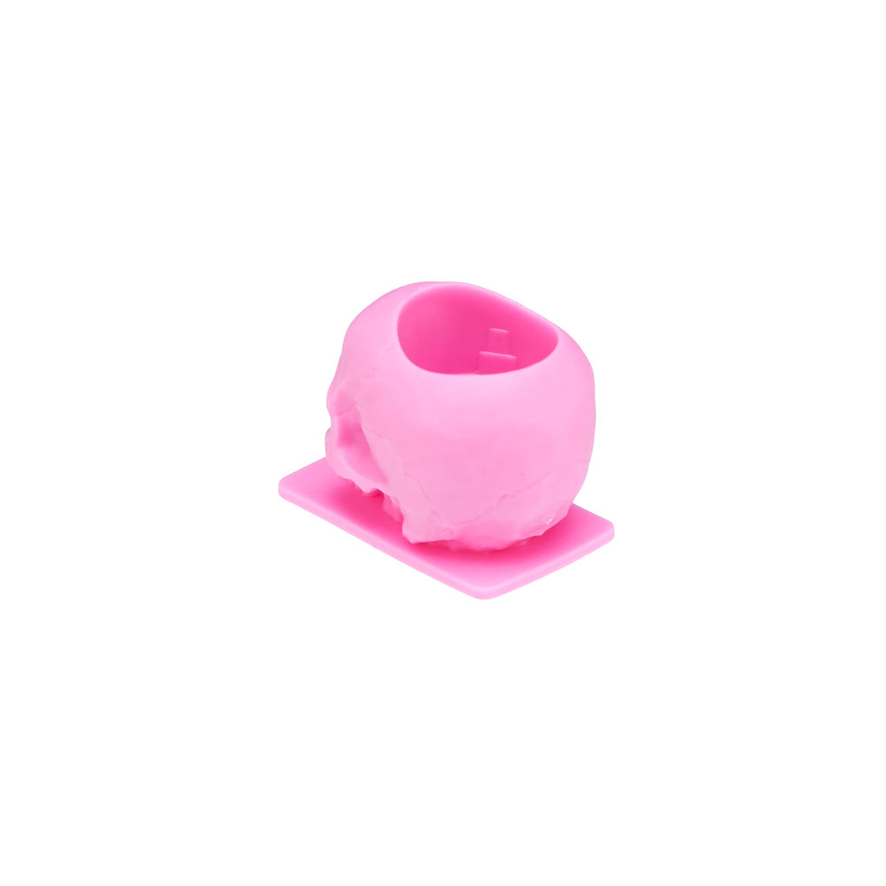 Saferly Skull Silicone Ink Caps —Size #16 (Large) — Bag of 200 — Pick Color - Ultimate Tattoo Supply