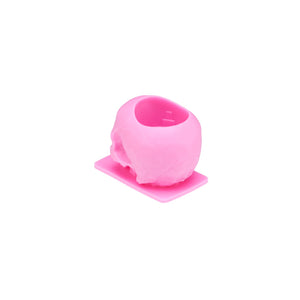 Saferly Skull Silicone Ink Caps —Size #16 (Large) — Bag of 200 — Pick Color - Ultimate Tattoo Supply