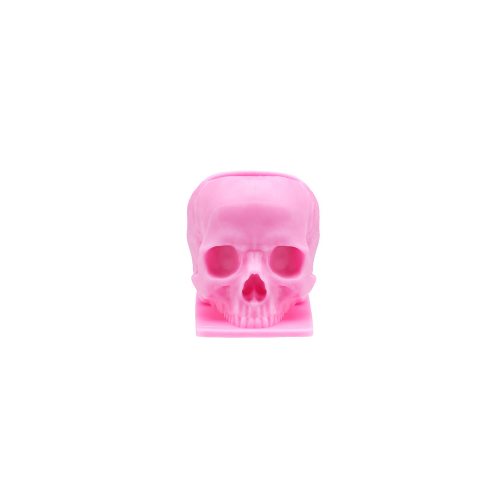 Saferly Skull Silicone Ink Caps —Size #16 (Large) — Bag of 200 — Pick Color - Ultimate Tattoo Supply