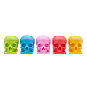 Saferly Skull Silicone Ink Caps —Size #16 (Large) — Bag of 200 — Pick Color - Ultimate Tattoo Supply