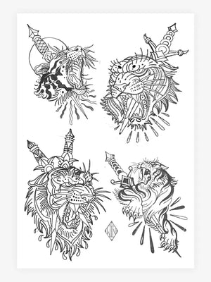 Echoes of Time — 25 Years of Tattoo Art — Hardcover Book + Travel Tool Book - Ultimate Tattoo Supply