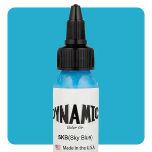 Dynamic Sky Blue Tattoo Ink - 1oz. Bottle - Painful Pleasures