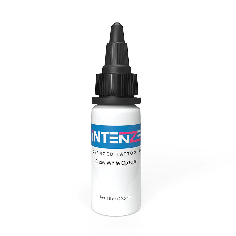 Snow White Opaque — Intenze Tattoo Ink — Pick Size - Ultimate Tattoo Supply
