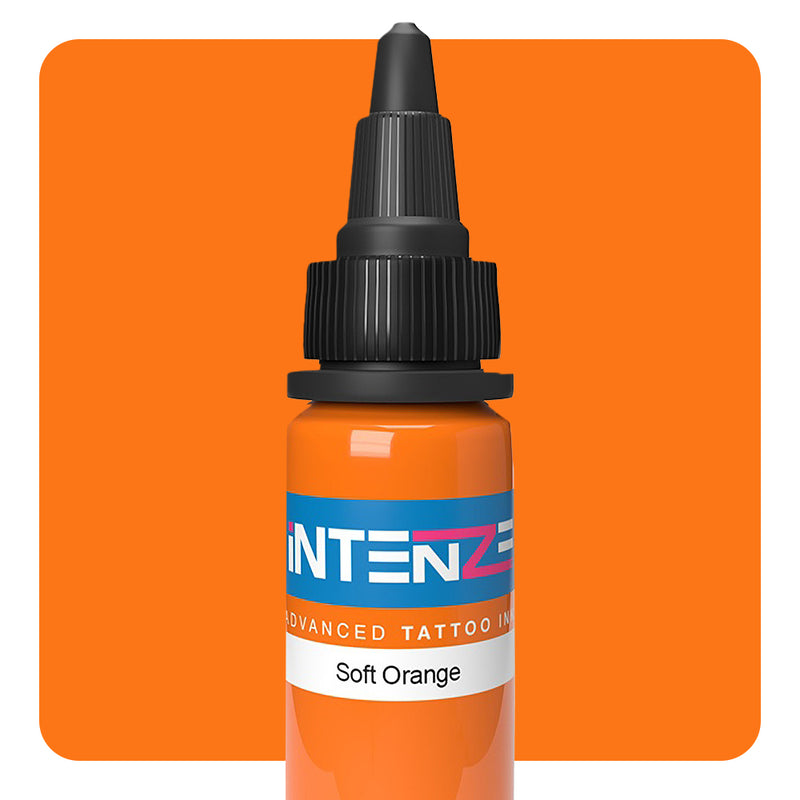 Soft Orange — Intenze Tattoo Ink — Pick Size - Ultimate Tattoo Supply