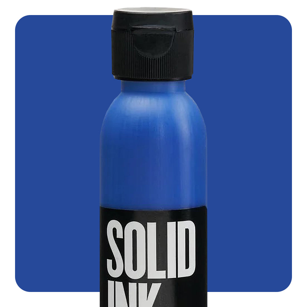 Solid Ink "Old Pigments" — 2oz Bottle — Blue 15 - Ultimate Tattoo Supply