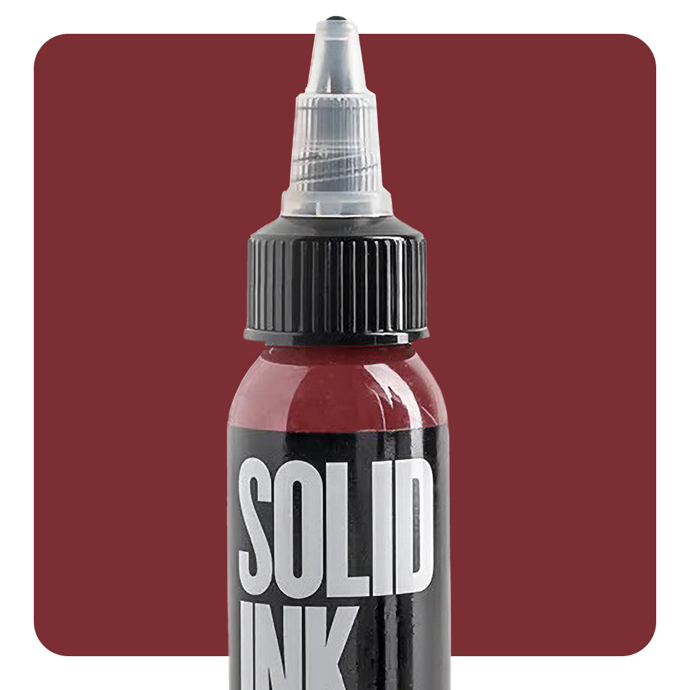 Solid Ink - Burgundy - Ultimate Tattoo Supply