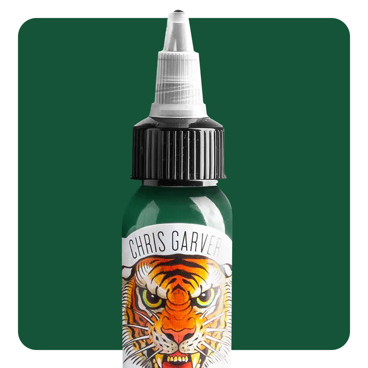 Solid Ink - Chris Garver Green Tip - Ultimate Tattoo Supply