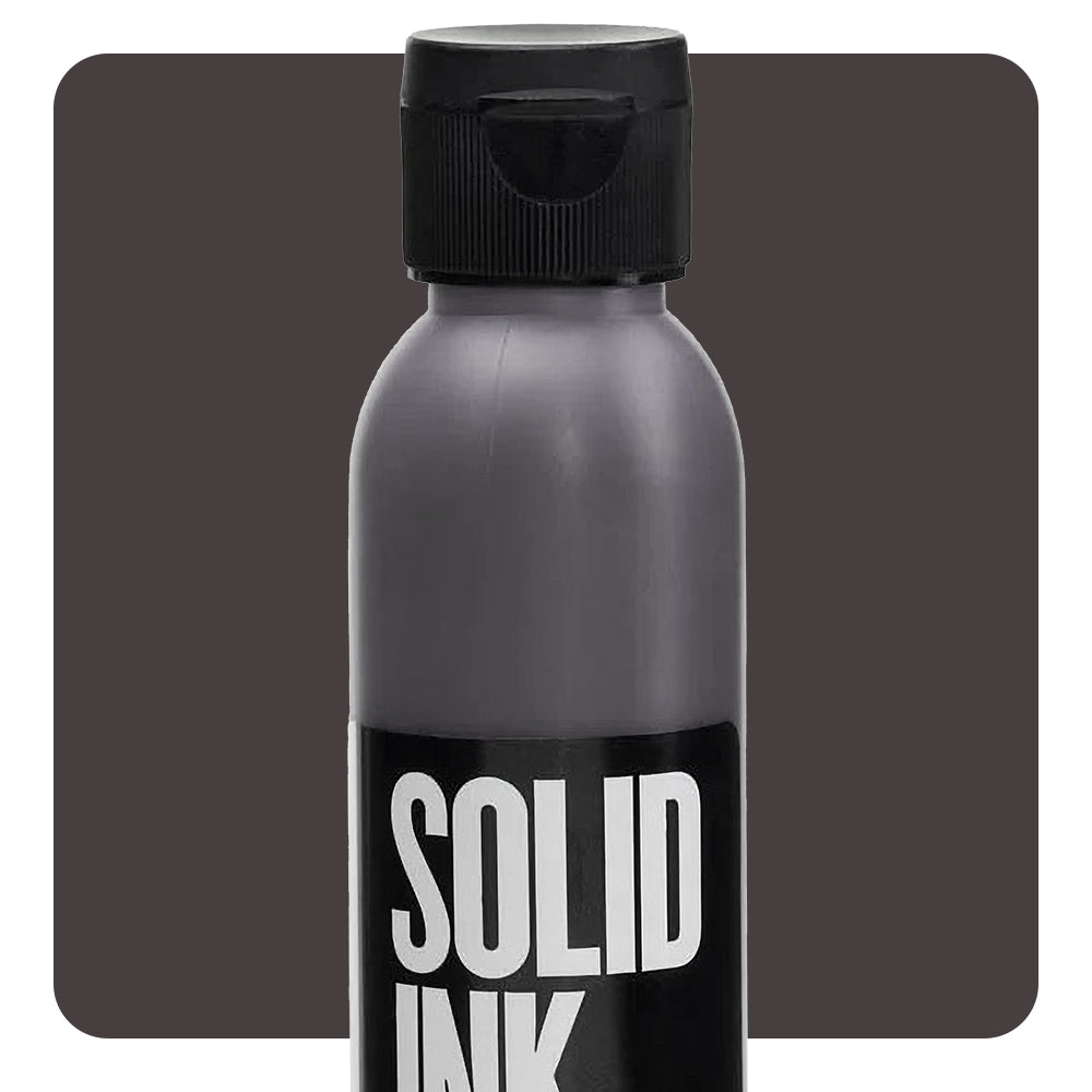 Solid Ink "Old Pigments" — 2oz Bottle — Coffee - Ultimate Tattoo Supply