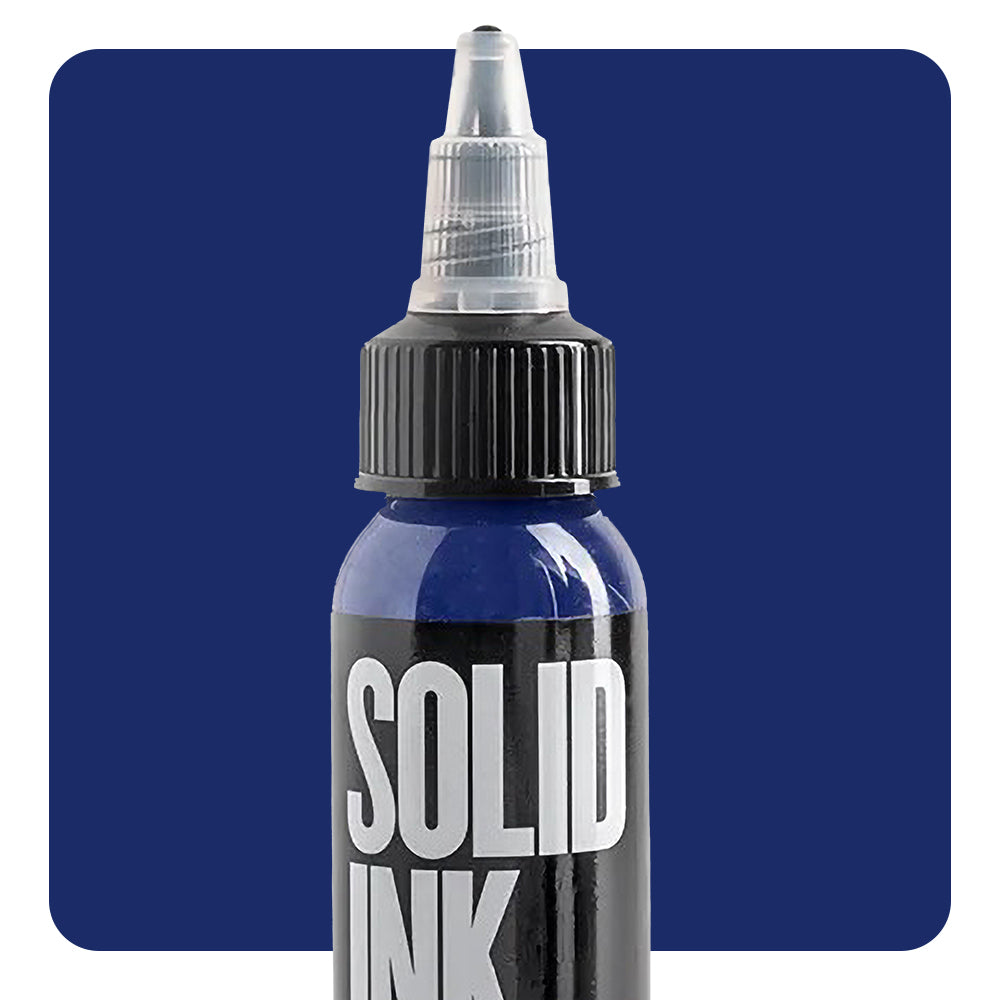 Solid Ink - Dark Blue - Ultimate Tattoo Supply