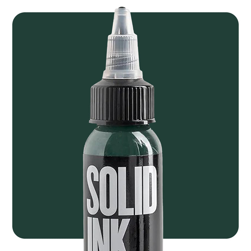 Solid Ink — Dark Green — Pick Size - Ultimate Tattoo Supply