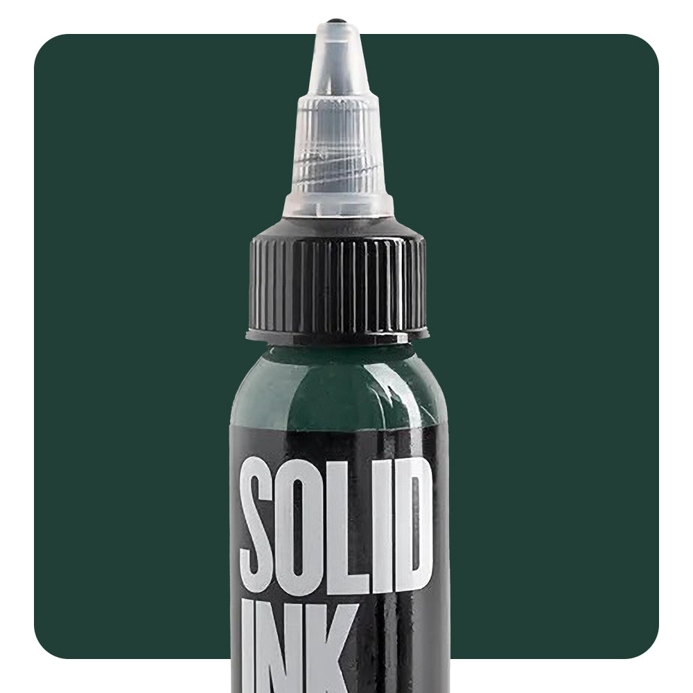 Solid Ink — Dark Green — Pick Size - Ultimate Tattoo Supply