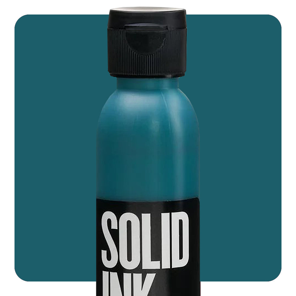 Solid Ink "Old Pigments" — 2oz Bottle — Green 7 - Ultimate Tattoo Supply