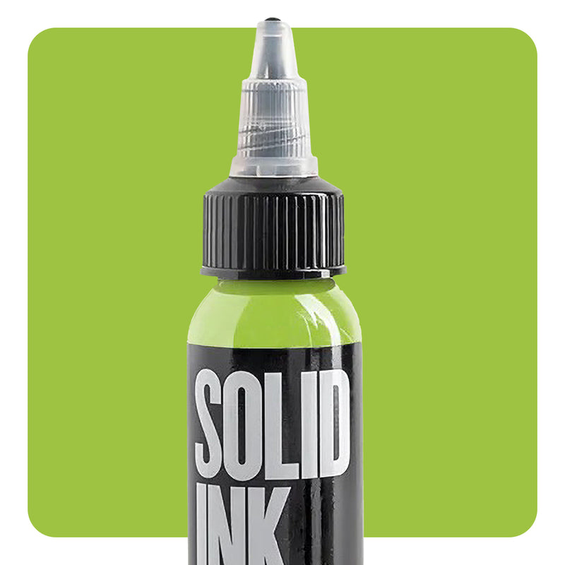 Solid Ink — Lime — Pick Size - Ultimate Tattoo Supply