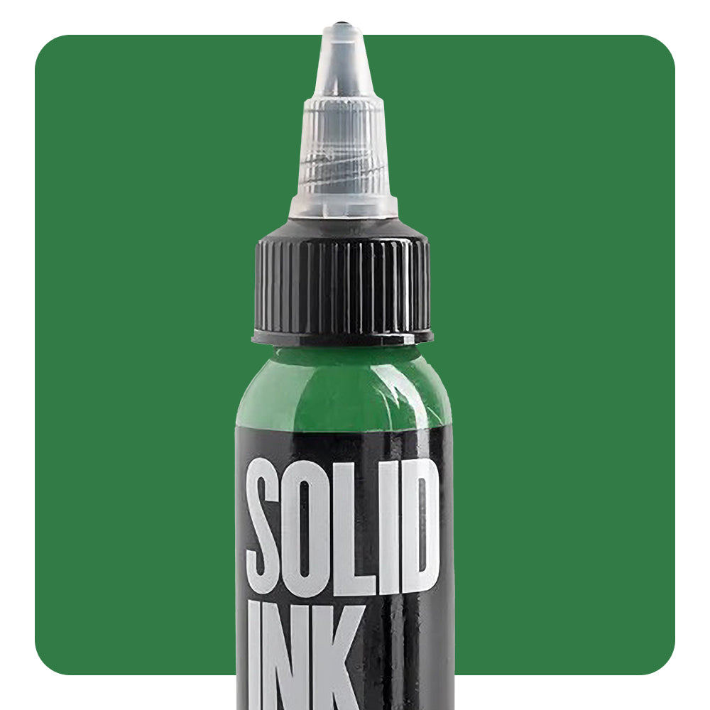 Solid Ink - Medium Green - Ultimate Tattoo Supply