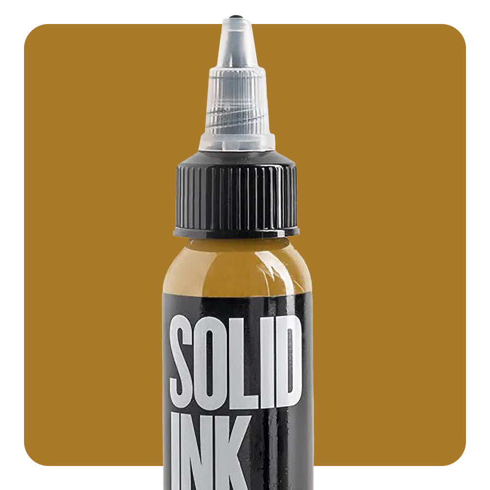 Solid Ink - Mustard — Pick Size - Ultimate Tattoo Supply