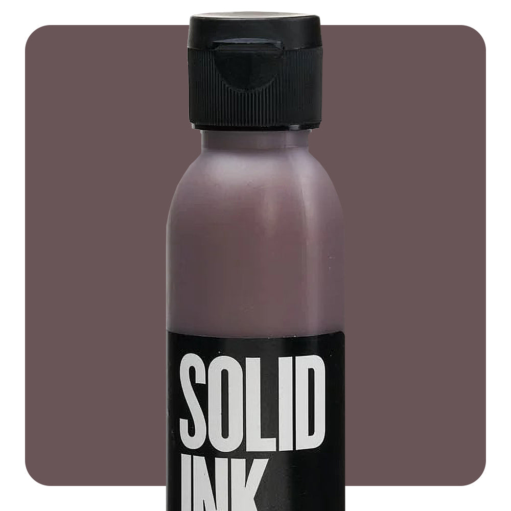 Solid Ink "Old Pigments" — 2oz Bottle — Old Brown - Ultimate Tattoo Supply