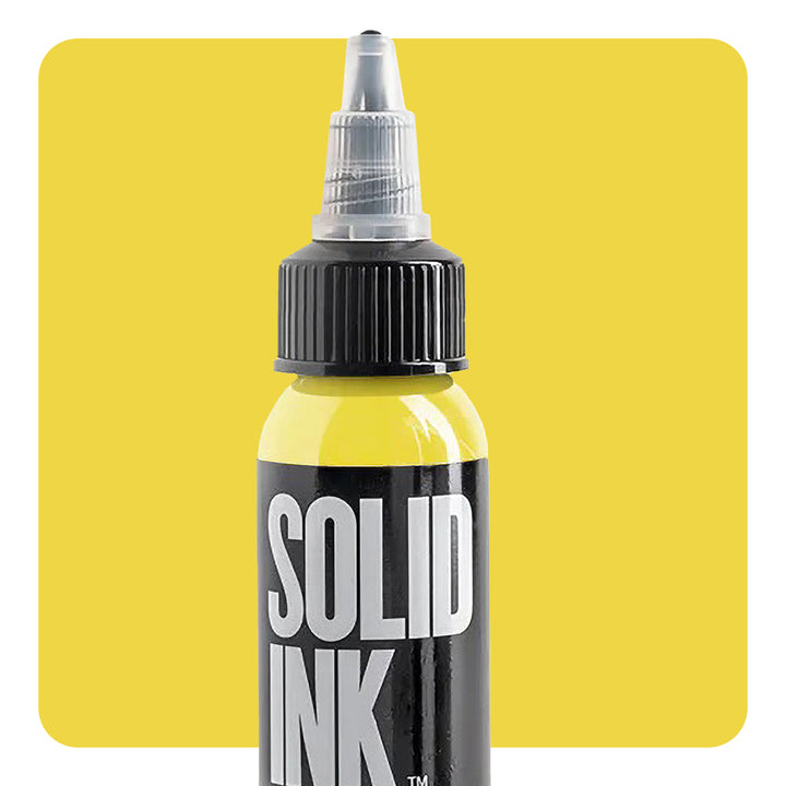 Solid Ink — Yellow — Pick Size - Ultimate Tattoo Supply