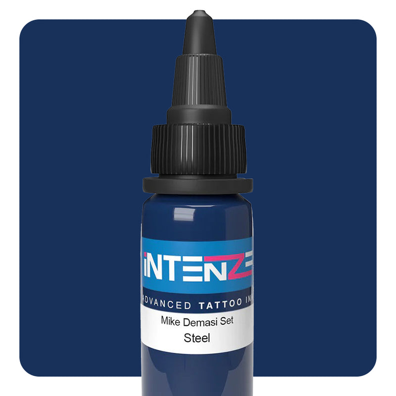 Steel — Mike Demasi Series — Intenze Tattoo Ink — 1oz Bottle - Ultimate Tattoo Supply