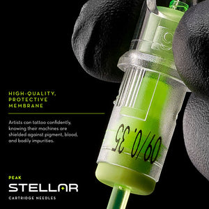 Peak Stellar Needle Cartridges — Hollow Liners — Box of 20 - Ultimate Tattoo Supply
