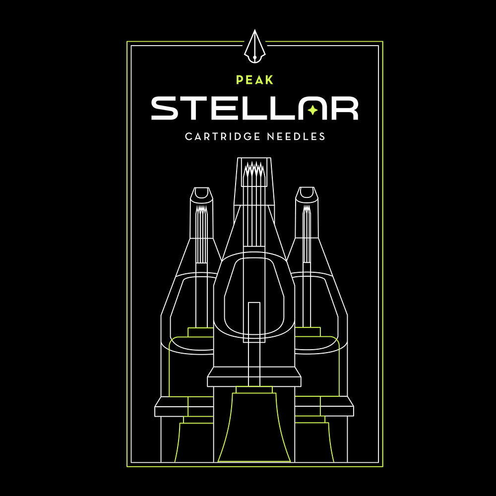 Peak Stellar Needle Cartridges Tee - Ultimate Tattoo Supply