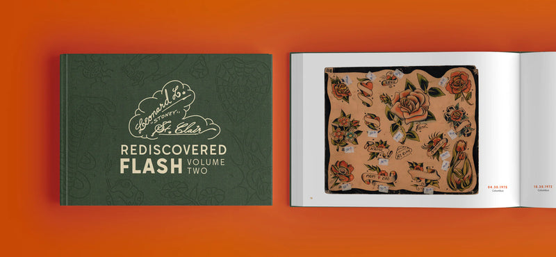 “Stoney” St. Clair Rediscovered Flash Volume 2 — Softcover Book - Ultimate Tattoo Supply