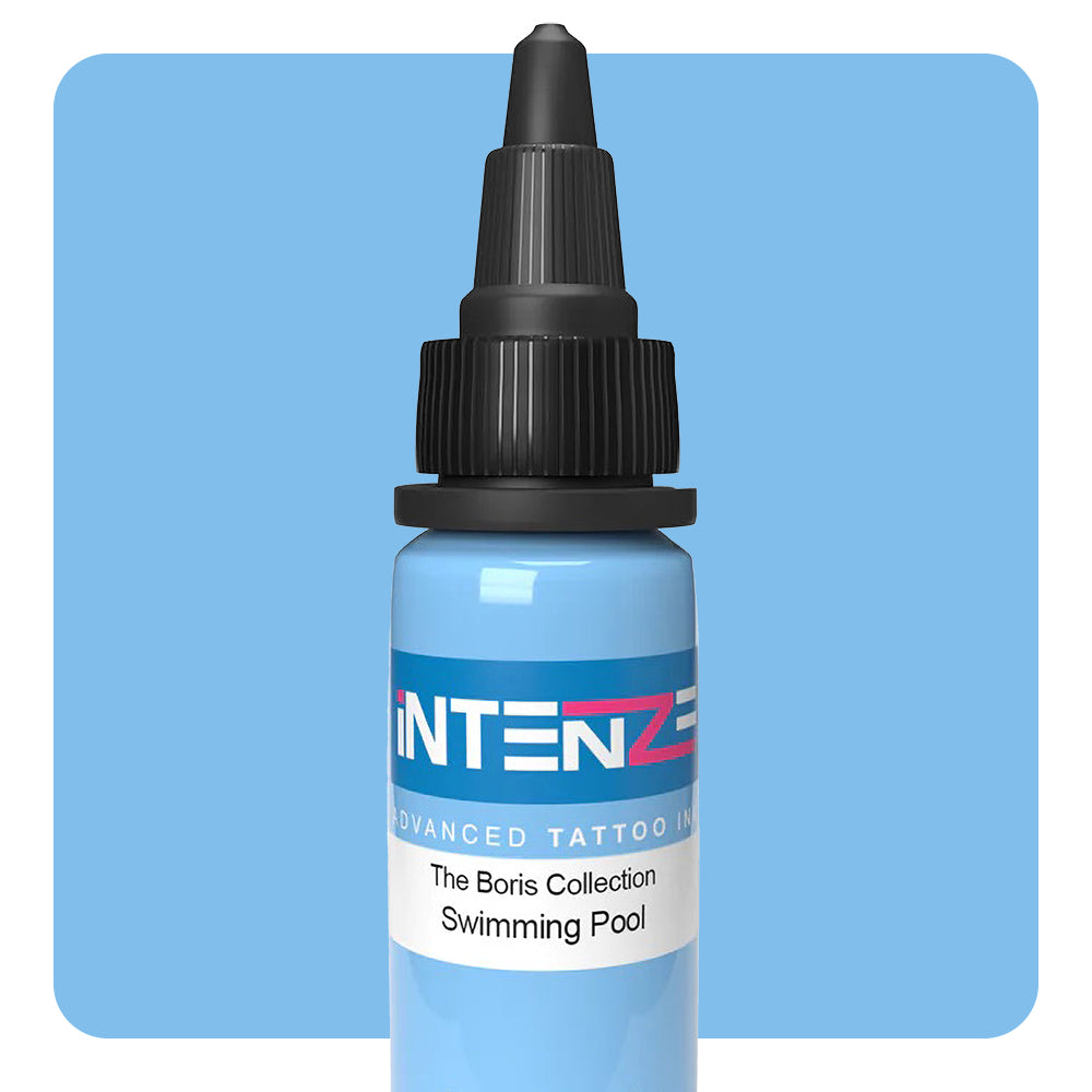 Swimming Pool — Boris Series — Intenze Tattoo Ink — 1oz Bottle - Ultimate Tattoo Supply