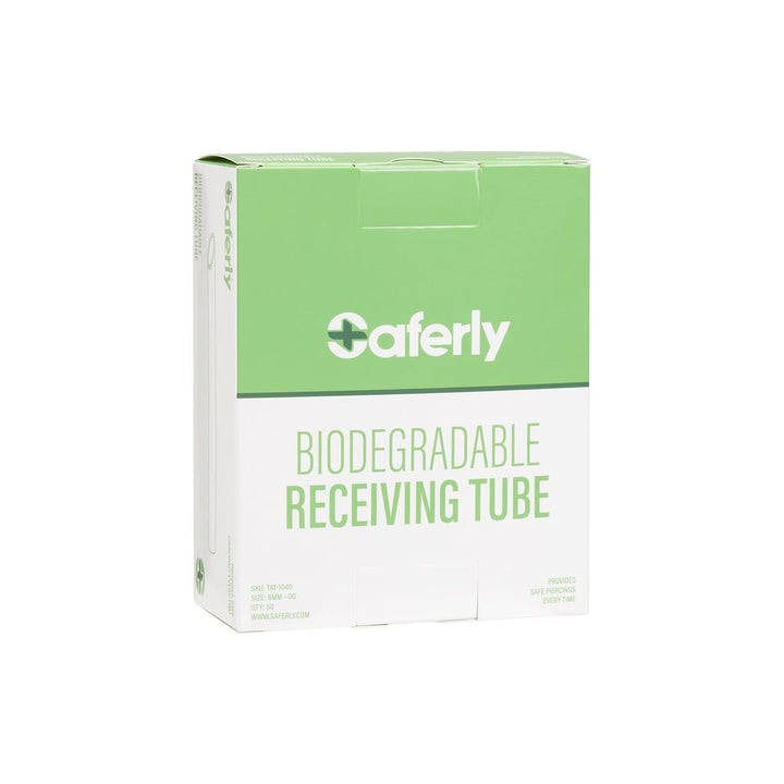 Saferly Biodegradable Receiving Tubes — Box of 50 — Pick Size - Ultimate Tattoo SupplySaferly Biodegradable Receiving Tubes — Box of 50 — Pick Size