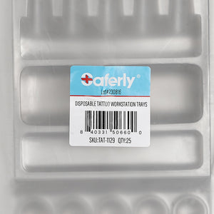 Saferly Disposable Tattoo Workstation Trays — Bag of 25 - Ultimate Tattoo Supply