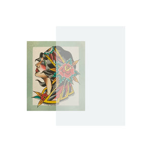 Saferly Clear Tattoo Stencil Insert — 8-1/2" x 11” — 200 Sheets - Ultimate Tattoo Supply
