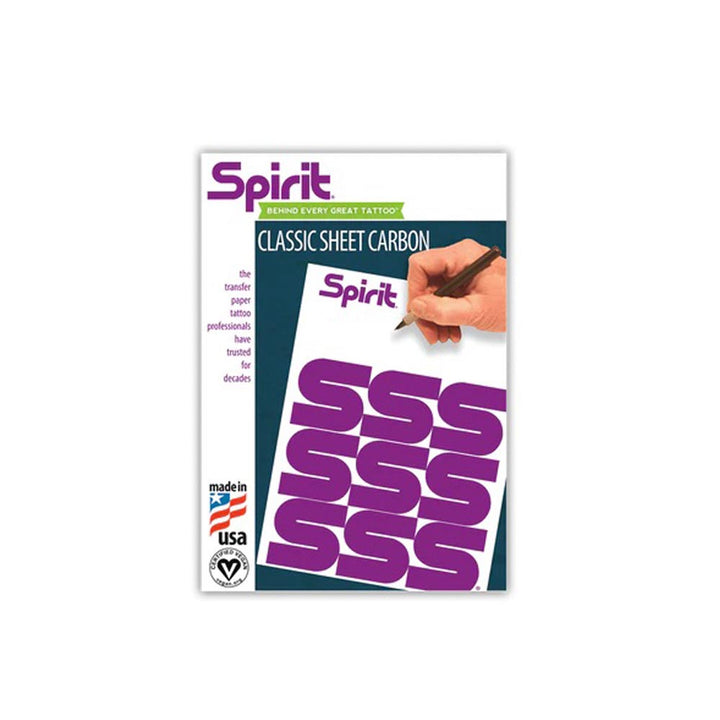 Spirit Green Freehand Transfer Paper - 8 1/2" x 11" - Ultimate Tattoo Supply