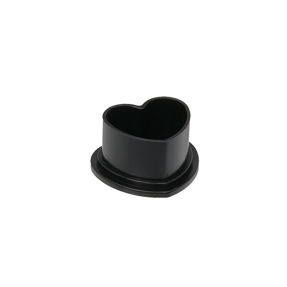 Saferly Heart Ink Caps — Bag of 500 — Pick Color and Size - Ultimate Tattoo Supply