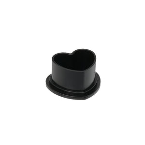 Saferly Heart Ink Caps — Bag of 500 — Pick Color and Size - Ultimate Tattoo Supply