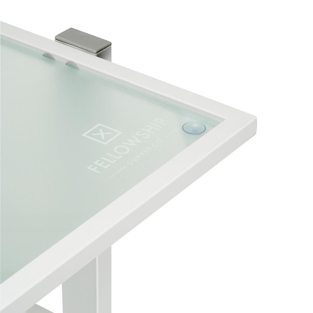 Fellowship Rolling Cart — White - Ultimate Tattoo Supply