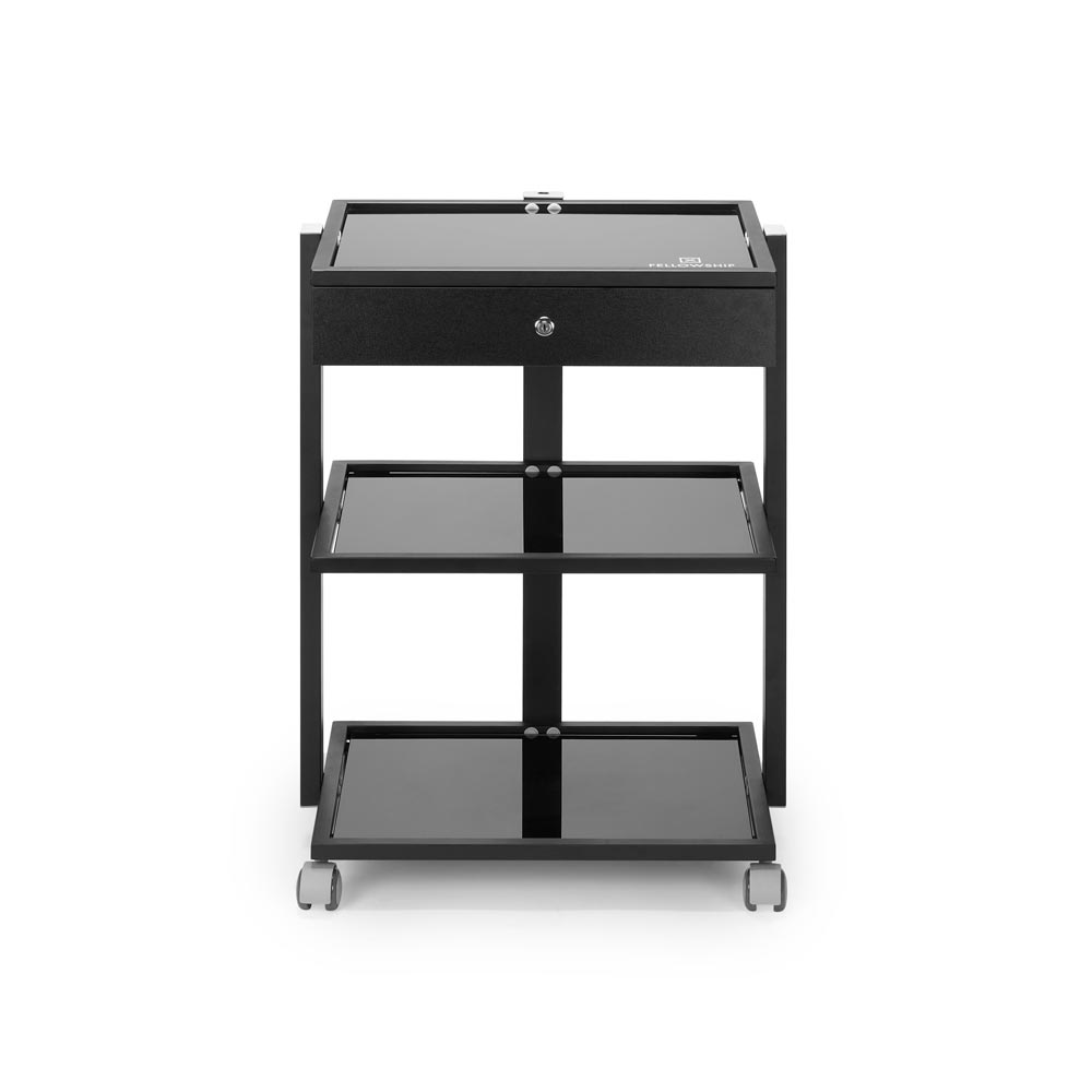 Fellowship Locking Cabinet for Rolling Cart — Black - Ultimate Tattoo Supply
