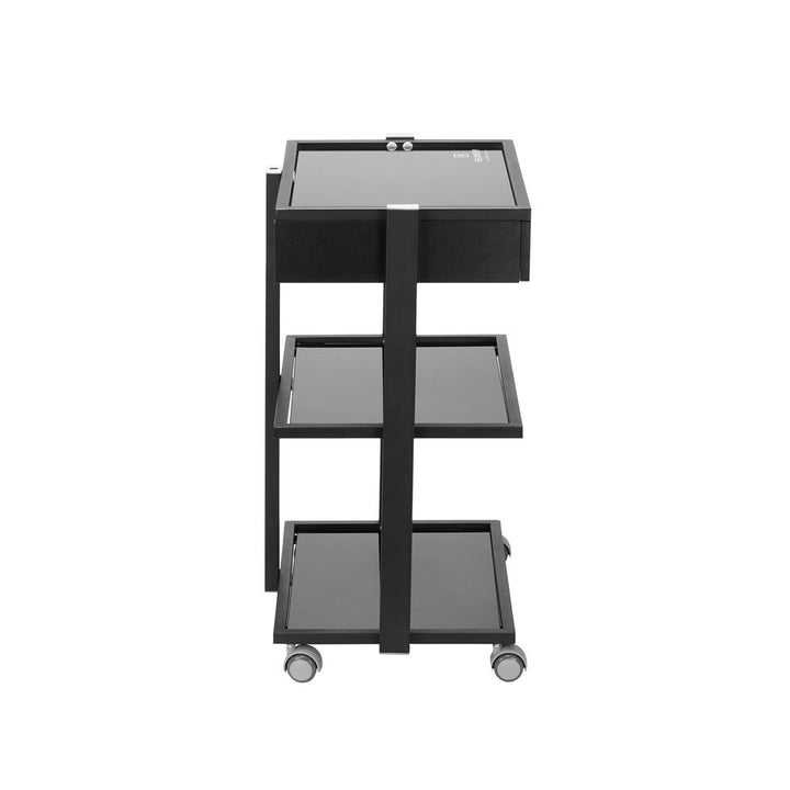 Fellowship Locking Cabinet for Rolling Cart — Black - Ultimate Tattoo Supply