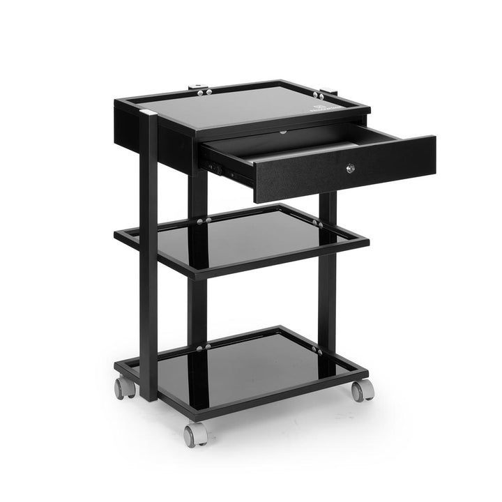 Fellowship Locking Cabinet for Rolling Cart — Black - Ultimate Tattoo Supply