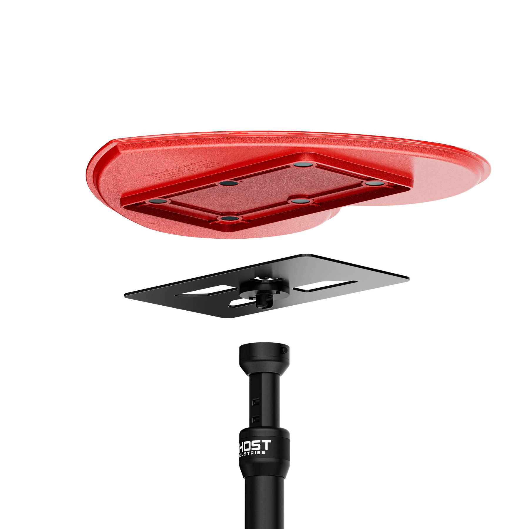 Ghost Mayo Tray Kit (Mayo Stand Base +Heart Tray) — Pick Color - Ultimate Tattoo Supply