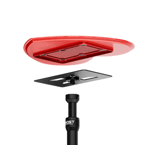 Ghost Mayo Tray Kit (Mayo Stand Base +Heart Tray) — Pick Color - Ultimate Tattoo Supply