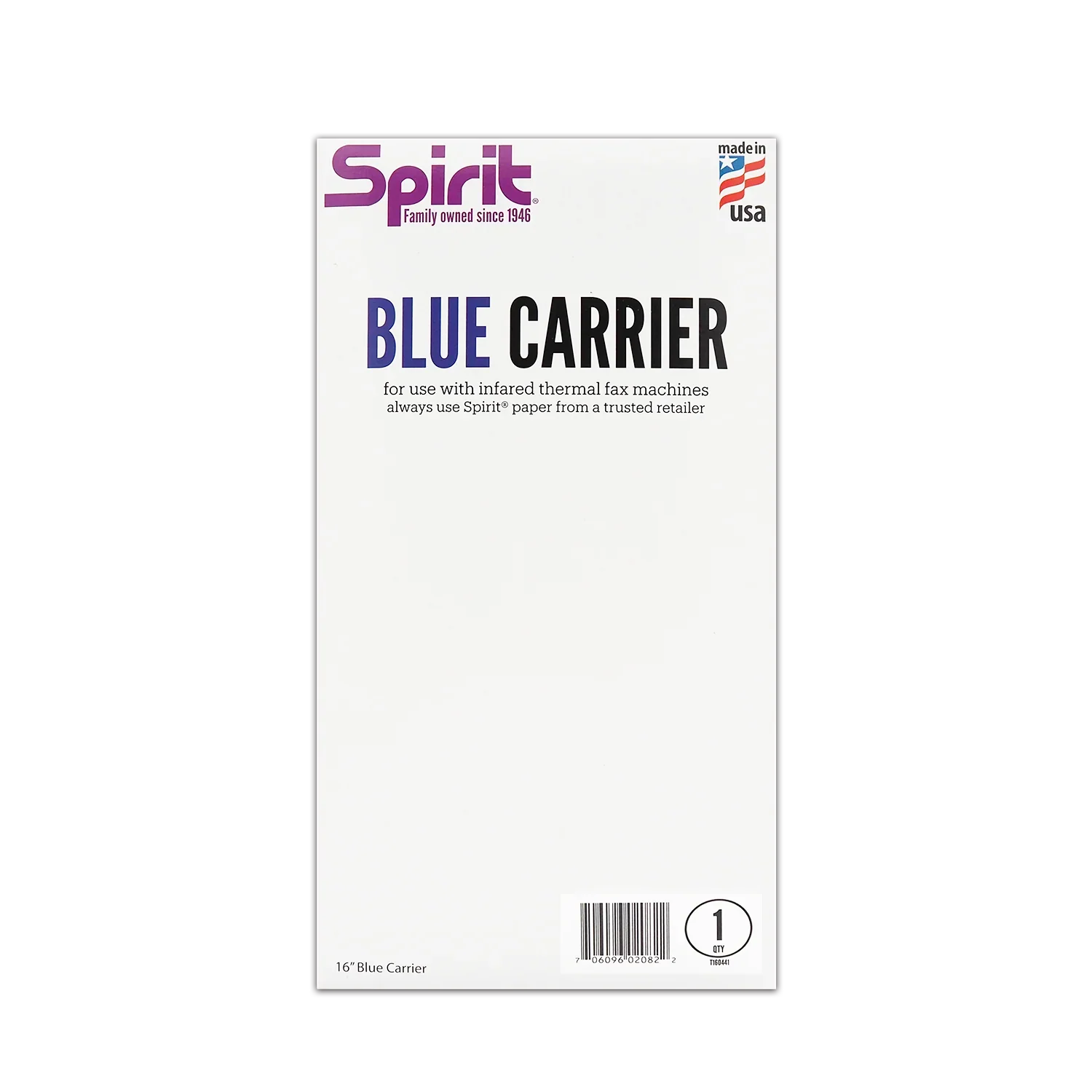 Spirit Extra Long Thermal Carrier — 16” — Pick Color - Ultimate Tattoo Supply