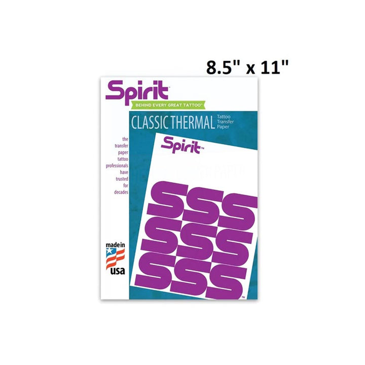 Spirit Classic Thermal Paper - 8.5" x 11" - Ultimate Tattoo Supply