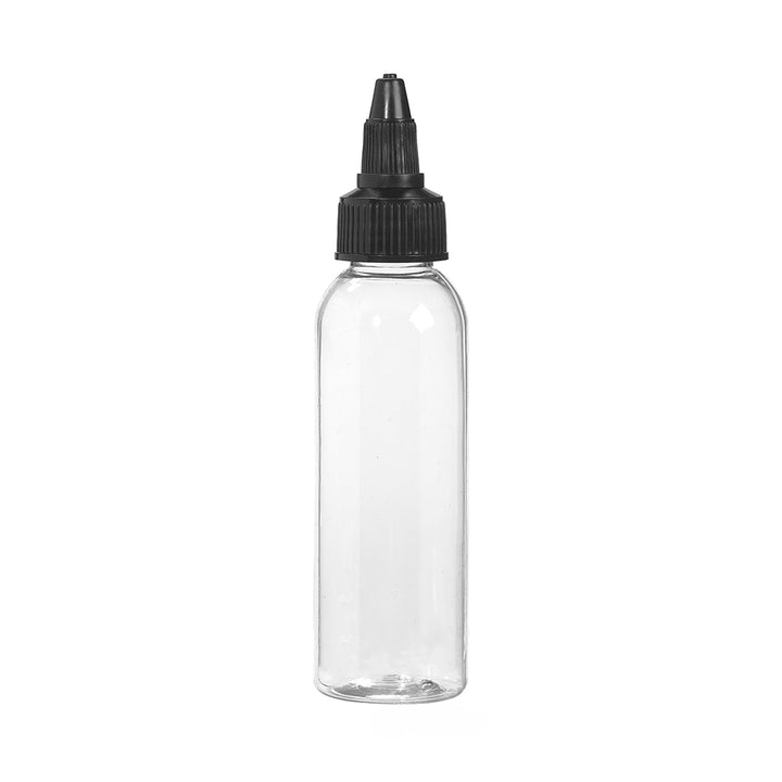 Saferly 2oz Empty Tattoo Ink Bottle with Twist Top - Ultimate Tattoo SupplySaferly 2oz Empty Tattoo Ink Bottle with Twist Top