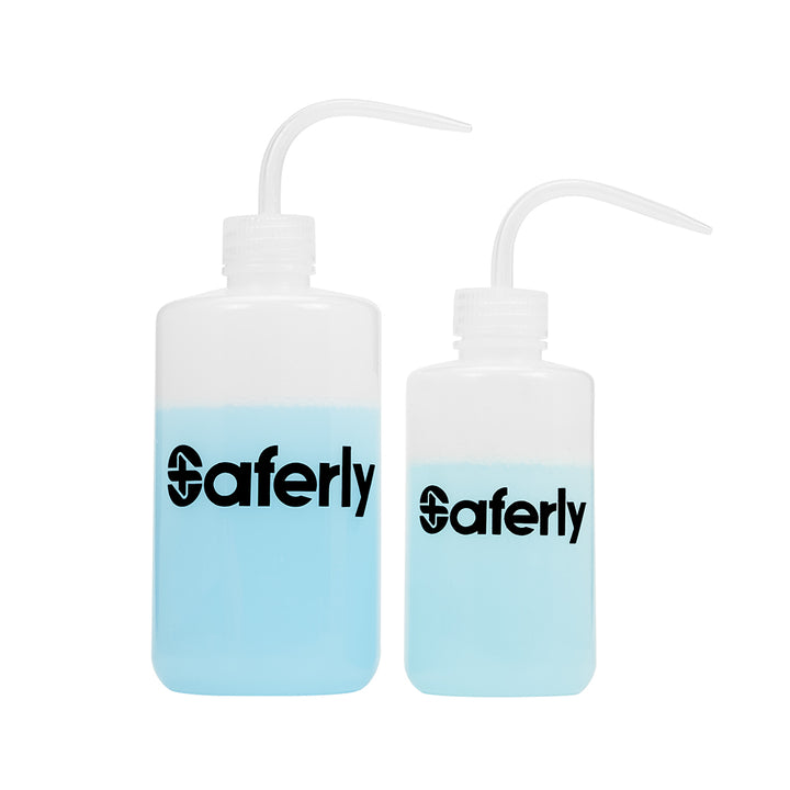 Saferly Squeeze Washer Bottle — Pick Color and Size - Ultimate Tattoo Supply